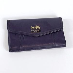 Coach Madison Trifold Leather Wallet